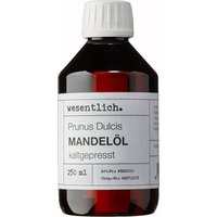 Mandelöl kaltgepresst von wesentlich. von wesentlich.